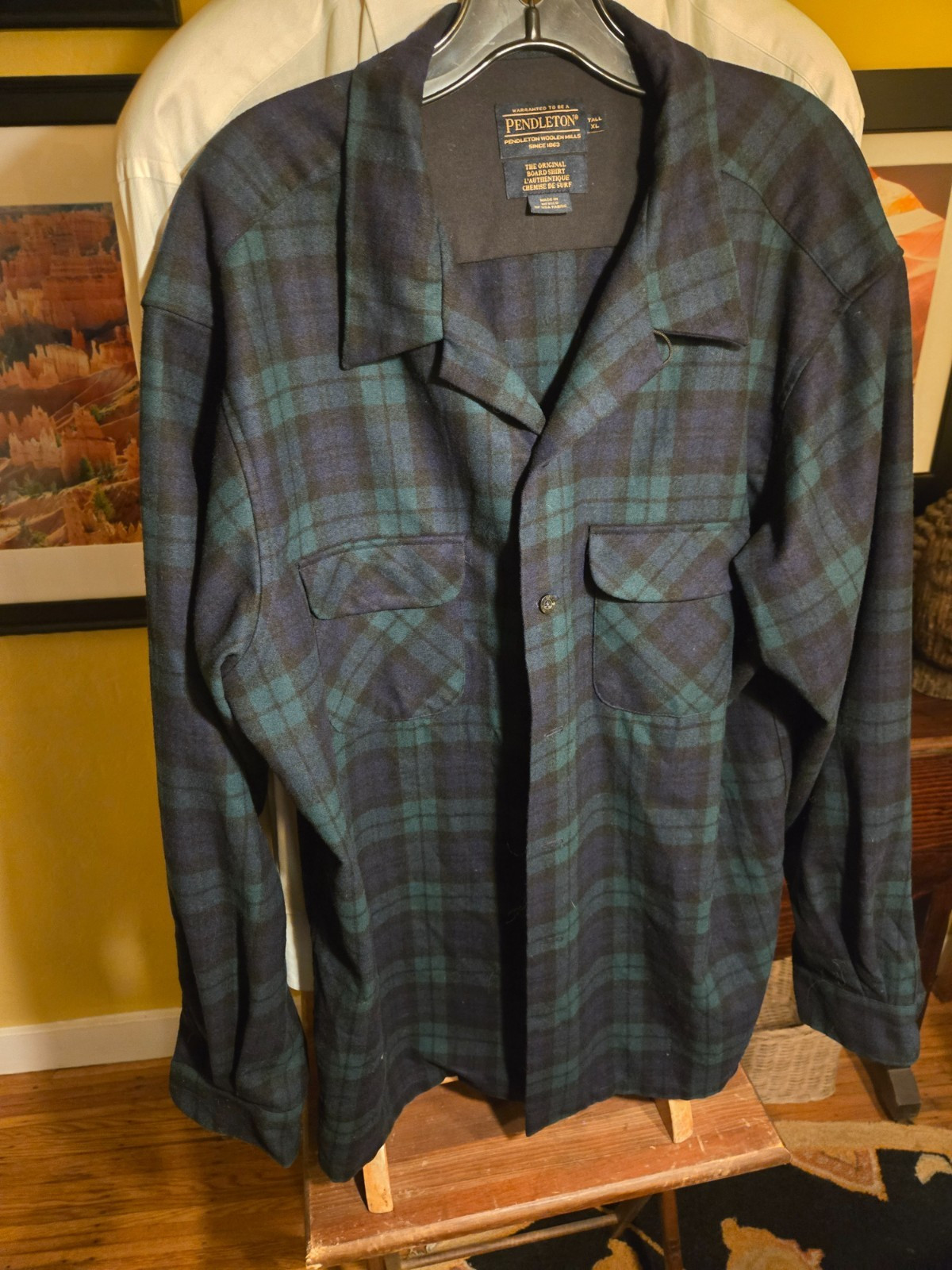 PENDLETON Original Board Shirt, Button Loop, Flap… - image 2