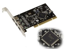 FIREWIRE 800 and 400 PCI Card IEEE1394A IEEE1394B TI SN082AA2 Chipset