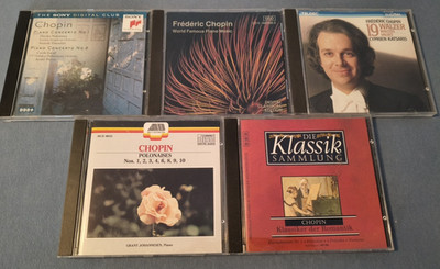 Frederic Chopin (1810-1849) - Sammlung - 5 CDs - Klassik