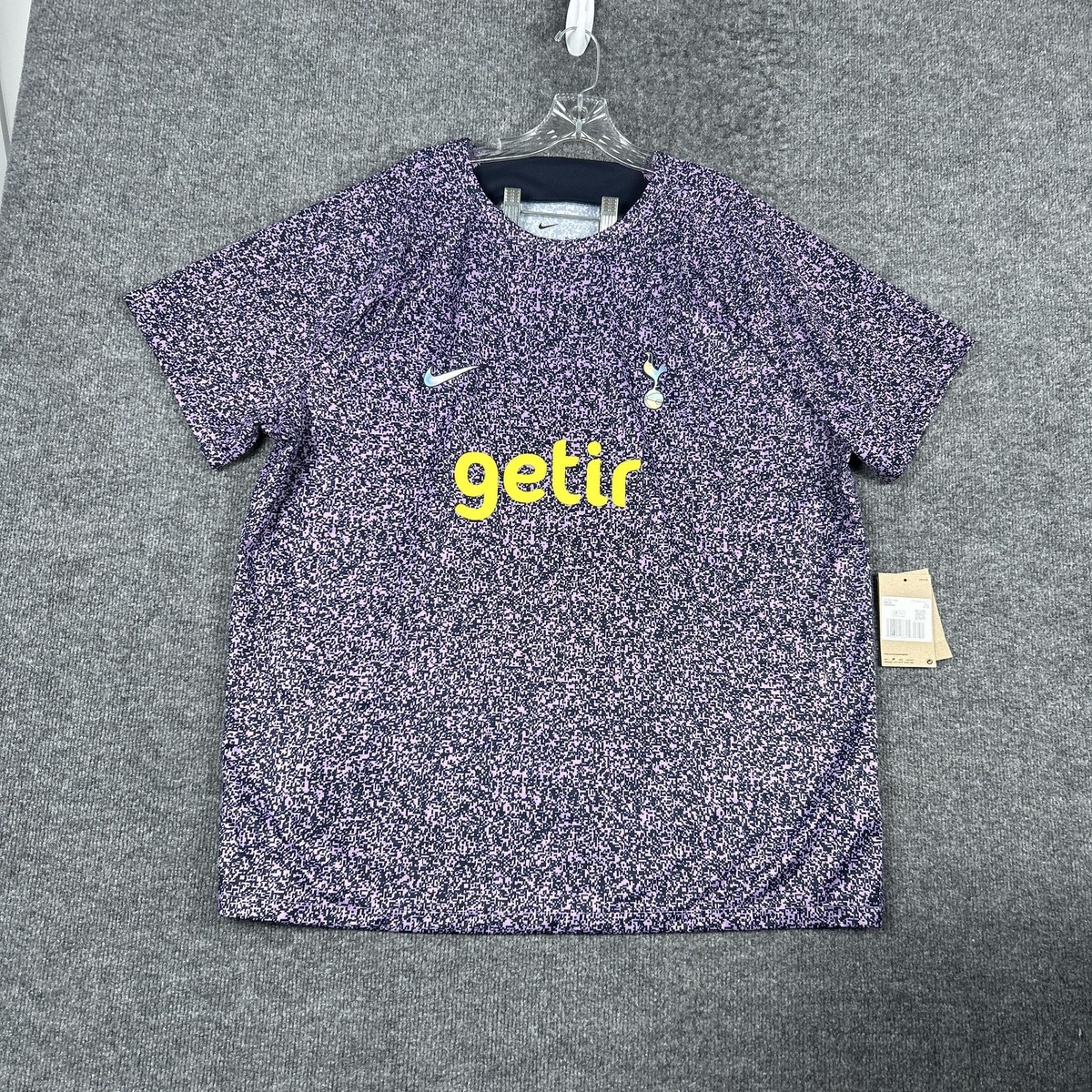 Tottenham Hotspur Soccer Shirt Mens 3XL Purple Nike Dri-FIT Getir
