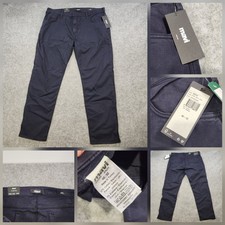 Mavi Pants Mens 40x32 Dark Navy Twill Zach Straight Leg Stretch Cotton New NWT