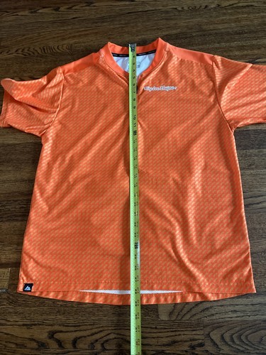 Lot 2 Troy Lee Designs Cycling Jersey Mens Large Black Orange Quarter Zip - Picture 12 of 12