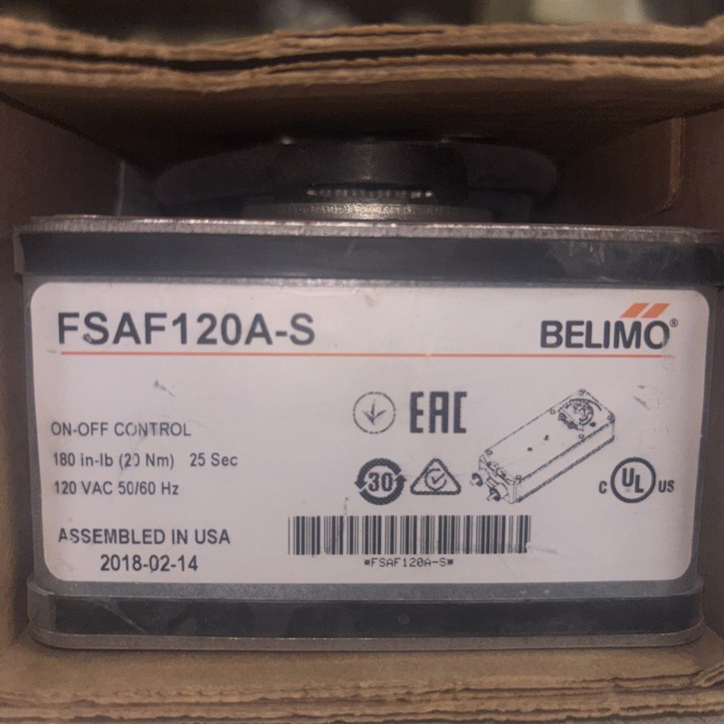 BELIMO FSAF120A-S / FSAF120AS / (BRAND NEW)