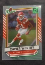 ❤️‍🔥Clearly Donruss XAVIER WORTHY EMERALD GREEN 19/25 The Rookies❤️‍🔥