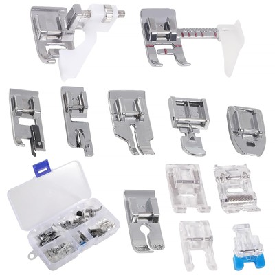 12PCS Sewing Presser Foot Set Sewing Machine Kit Household Multifunctional Pr...