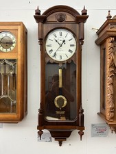 Antique Seth Thomas Circa 1913 Colonial Oak Wood Eight Day Wall Clock