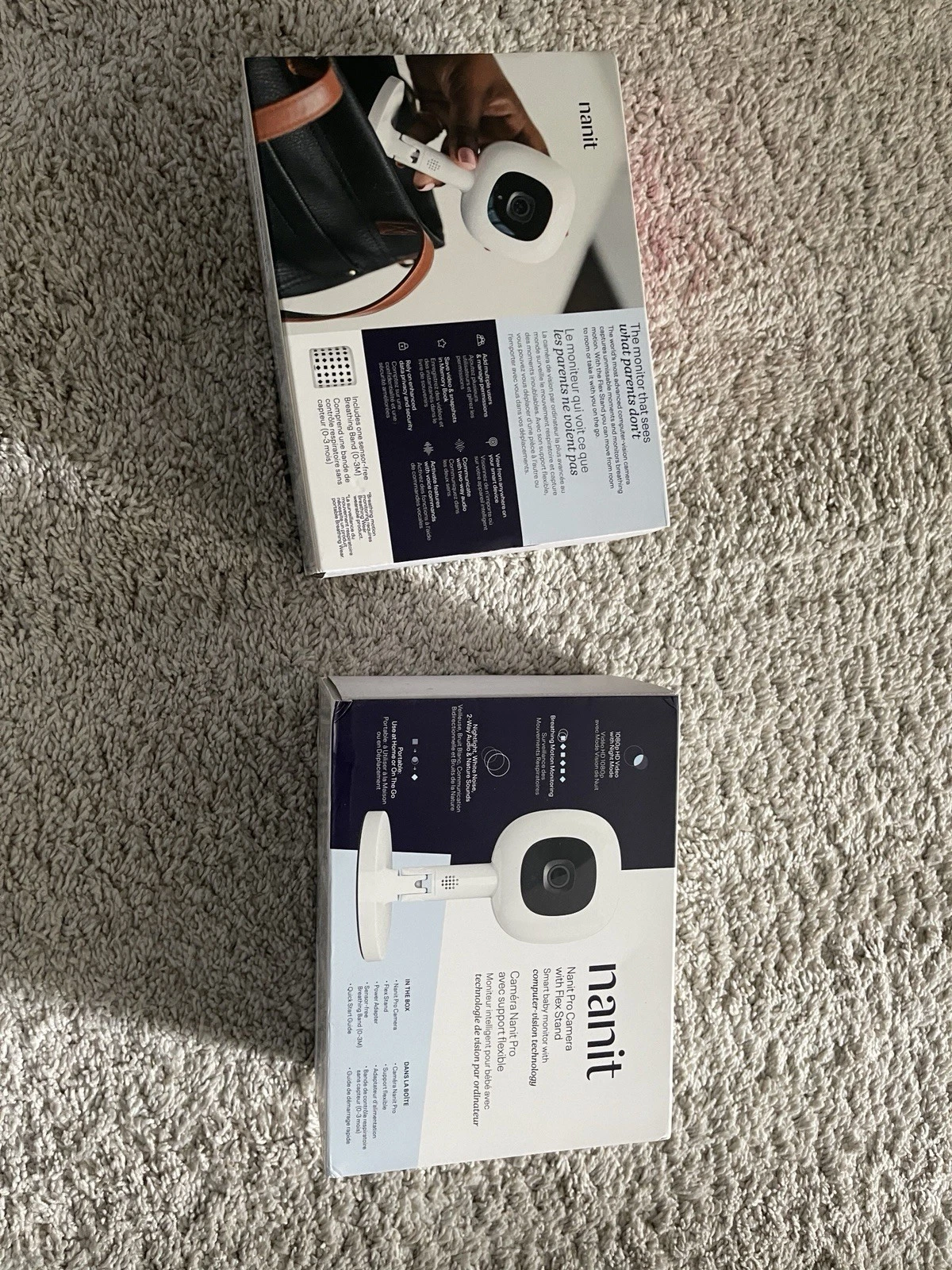 New In box Nanit Pro Smart Baby Monitor & Flex Stand - 1080p Wi-Fi Video Camera