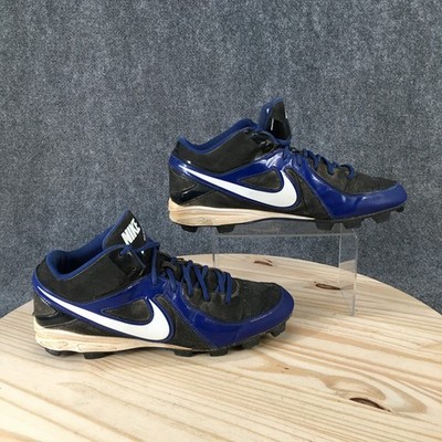 Nike Shoes Mens 12 MVP Strike Baseball Cleats Sneakers Blue Athletic 555968-014