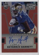 2016 Panini Prizm Collegiate Draft Picks Red Keyarris Garrett #249 Auto 10k8