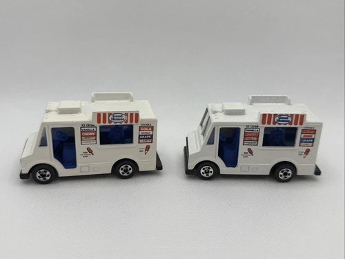 Hot Wheels Vintage 1983 Good Humor Ice Cream Truck - Set Of 2