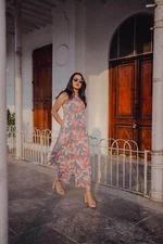 Gosriki Women'S Rayon Blend Straight Printed Kurta With Pant (Vcm Blue-Gs_3Xl...