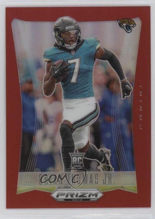 2024 Panini Prizm Deca Red Prizm /199 Brian Thomas Jr #148 0xh3