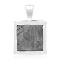 Cavill Meteorit AnhäNger 2,83Ct Carré 925 Silber Grau Quadratisch