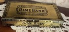 Vtg Rare Dime Bank Gold Cigar Box Metal Tin Litho Detroit Michigan Excellent! — photo 8
