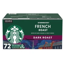 Starbucks K-Cup Coffee Pods, Dark Roast, Sumatra for Keurig Brewers, 72 pods