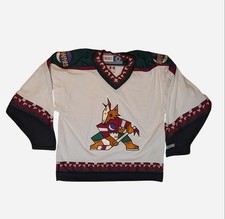 Vintage CCM Phoenix Coyotes Kachina Blank NHL Arizona Hockey Size Large