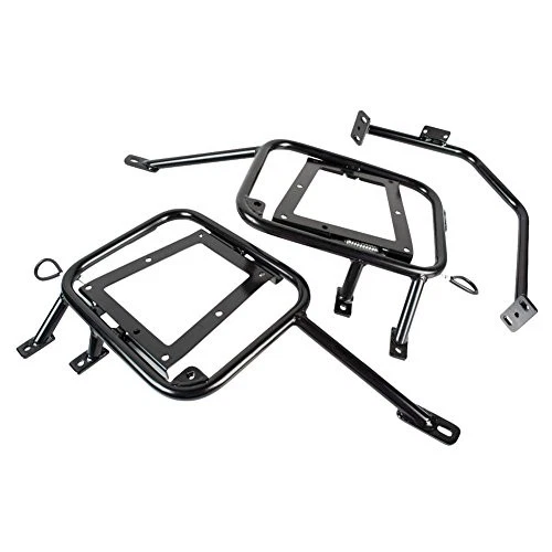 TUSK Pannier Racks Pilot Pannier Bags Black/Grey for Kawasaki KLR 650 2008-2018 Foto 2 de 4