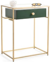 Eleganter Konsolentisch Mit GrüNer Schublade Und Goldfarbenem Rahmen
