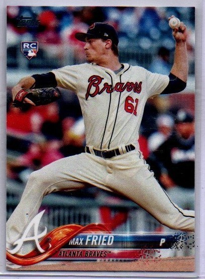 MAX FRIED 2018 TOPPS ROOKIE CARD #316 ATLANTA BRAVES A210