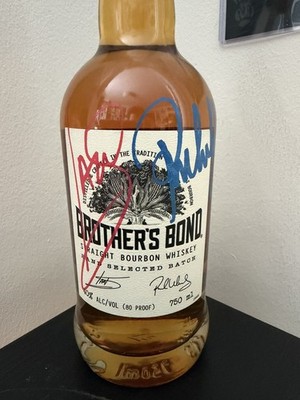 Brother s Bond Bourbon Signed by Ian Somerhalder & Paul Wesley   TVD Autographs