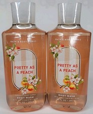 2 BATH  BODY WORKS PRETTY AS A PEACH BODY WASH 10 FL OZ