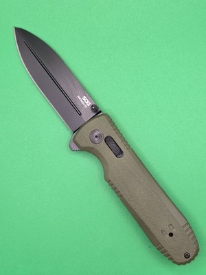 SOG Pentagon XR OD Green G-10 Handle & Cryo CTS XHP Steel Folding Pocket Knife
