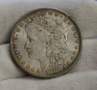1881 US Morgan Silver Dollar $1Unc Original Toning