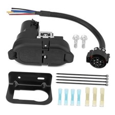 7  4 Pin Trailer Wiring Harness Connector Tow Hitch Receptacle Assembly with