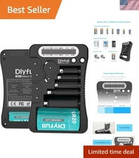 Efficient Battery Analyzer with LCD -  AA AAA C D 9V & Button Cells Quickly