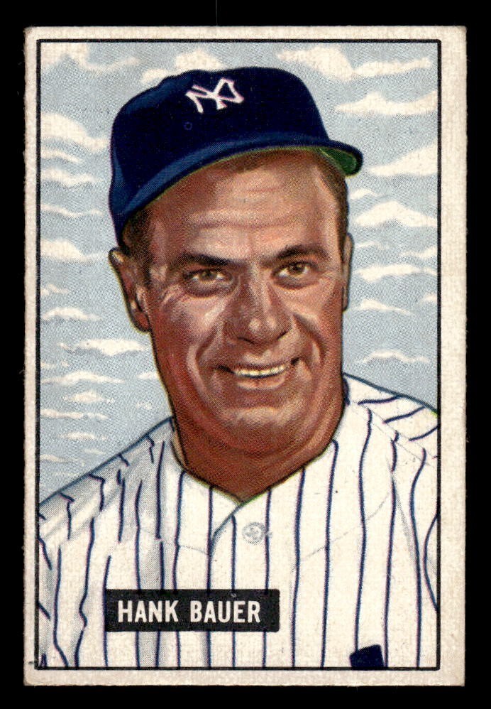 1951 Bowman Baseball #183 Hank Bauer VG/EX *k1