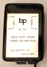 SOLID STATE STEREO PHONO PRE-AMPLIFIER from B.P. ELECTRONICS - Tested / Working