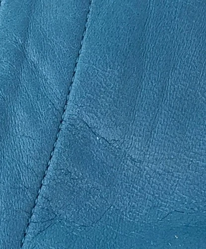 Vestopia Sheepskin Leather Jacket Men's Size L Sky Blue image 7
