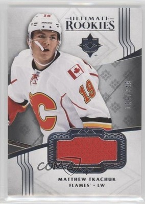 2016-17 Ultimate Collection Rookies Silver Jersey Matthew Tkachuk Rookie RC mq4