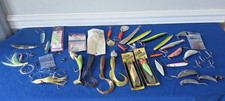 Huge SALTWATER LURE FISHING LOT Buzz Bombs Dart Gibbs Mooching Sinkers Hooks Jig