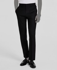 Hugo Boss Men's Black Modern Fit Wool Suit Pants Size 38R