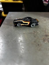 Vintage Tyco Mazda RX7 GS HO Slot Car 1/64 Black Yellow & White Tested Cc1