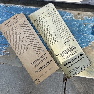 Foot Sizing Measurement for Men and Women Sterling Worth Inc Bronson Co Vintage