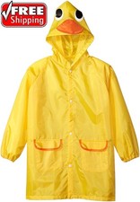 Cloudnine Children's Duck Raincoat One Size fits Ages 5-12 Yellow SHIPS FREE USA
