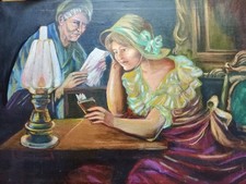 olio su tela quadro