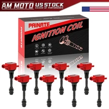 8X OEM Ignition Coils for Nissan Armada Titan Infiniti QX56 5.6L V8 UF510