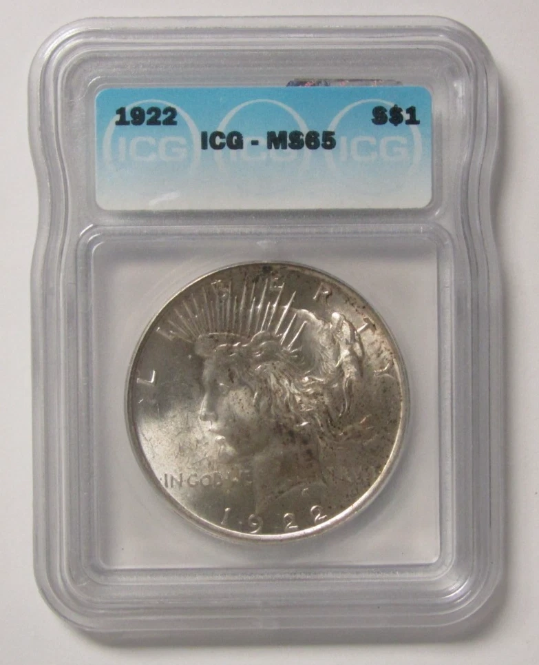 Philadelphia Silver 1922 Year Peace Dollars (1921-1935) for sale