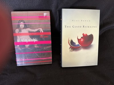 2 Nani Power Signed 1st Ed Books Good Remains + Crawling at Night