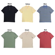 Gap Men's Lightweight Breathable Waffle-Like Textured Pique Polo