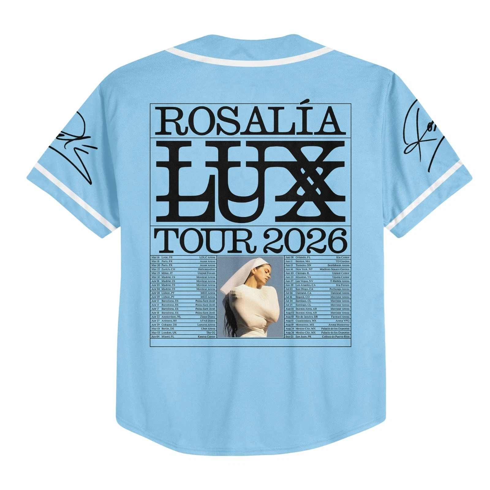 Rosalía Baseball Jersey Vintage Style – Motomami Concert Fan Shirt
