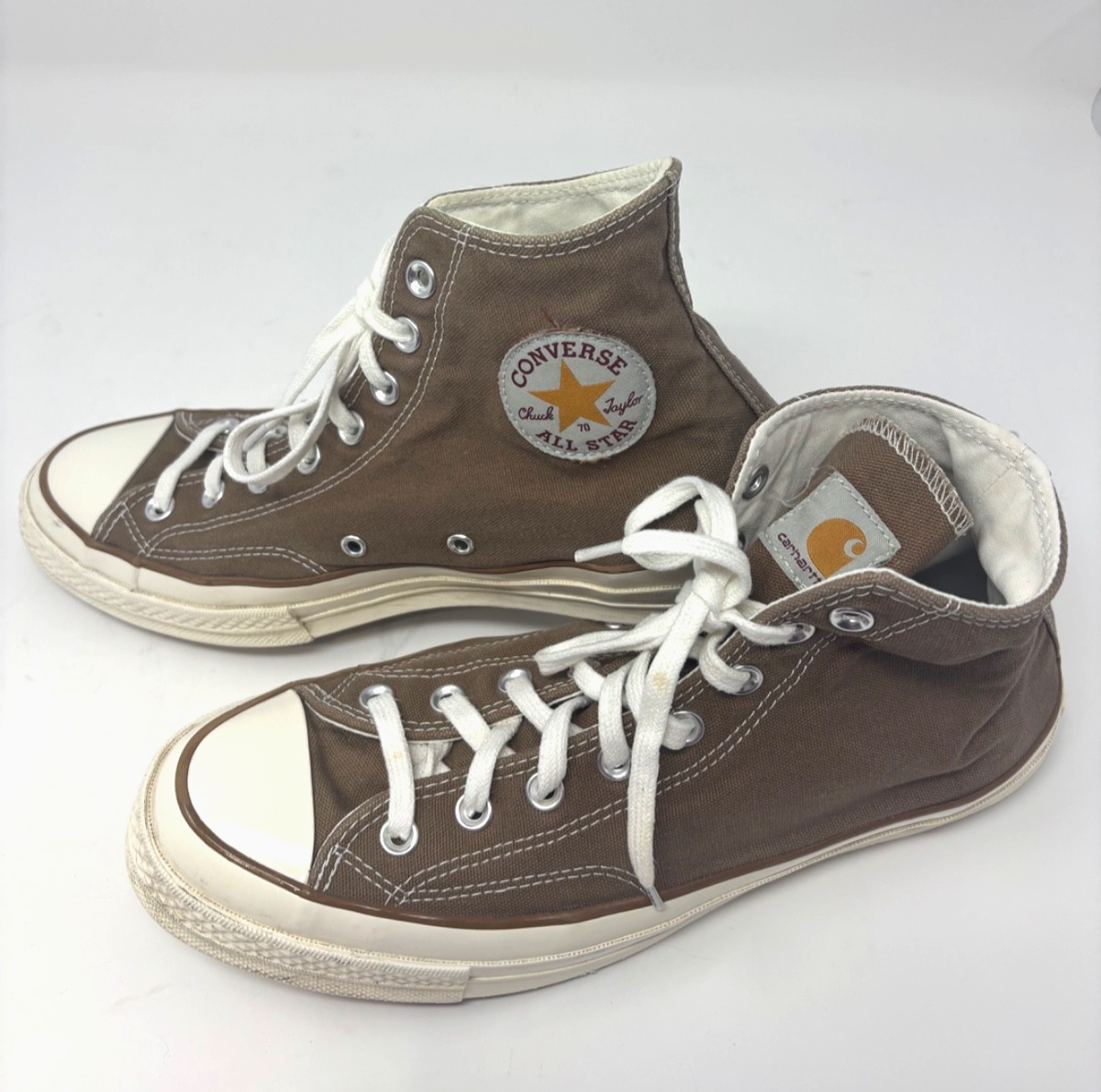 Converse Carhartt Wip X Chuck 70 High Hamilton Brown Size 10 M, 12