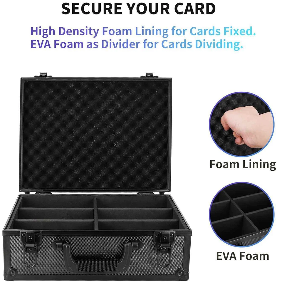 Graded Card Case Storage Box for 600+ 35PT 3"x4" Toploaders Trading Sports Cards - Image 3 of 4