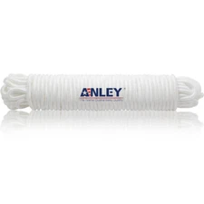 Anley 50/80 Ft Flag Pole Halyard Rope Replacement For Flagpoles Up to 25/35 Feet