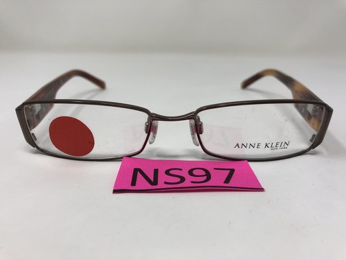 Anne Klein New York Eyeglasses Frame AK9077 466 52-17-135 Silver/Brown NS97 - Picture 8 of 8