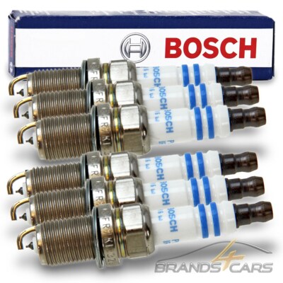 6x BOSCH ZÜNDKERZE LPG / CNG GAS FÜR BMW Z3 E36 M 3.2 BJ 98-00