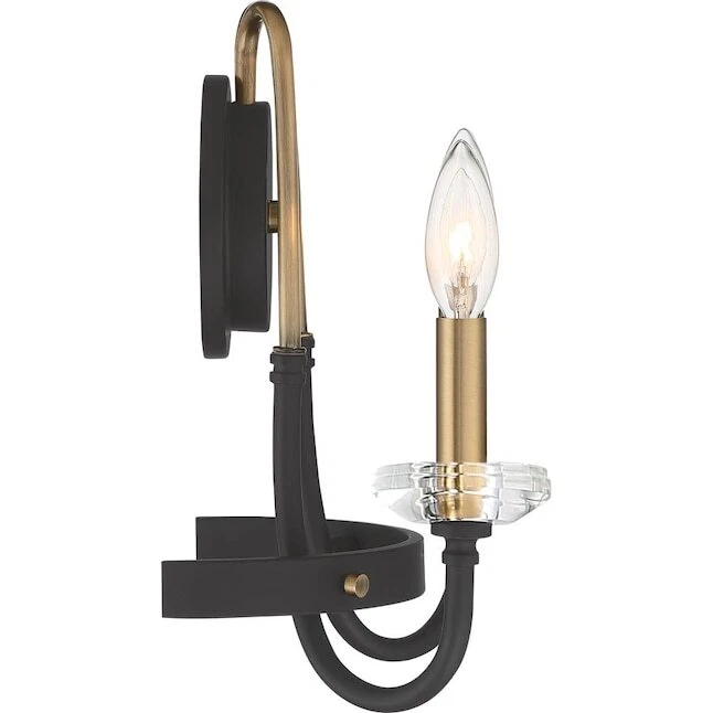 Aplique de pared Tanner de bronce occidental de 2 luces de Quoizel Foto 3 de 4